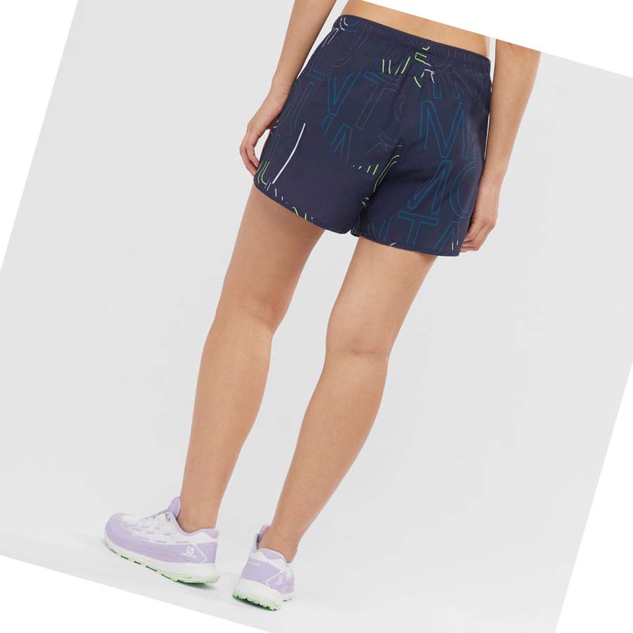 Bermudas Salomon AGILE Mujer Azules | MX 2356GSO